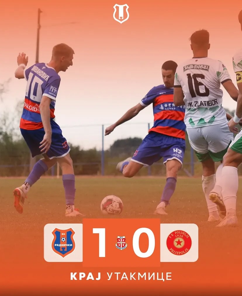 Radnički srušio Polimlje 1:0