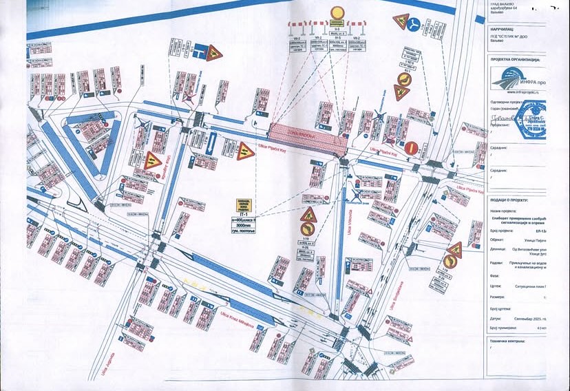 Privremene izmene saobraćaja u Pijačnom keju i Suvoborskoj ulici zbog radova