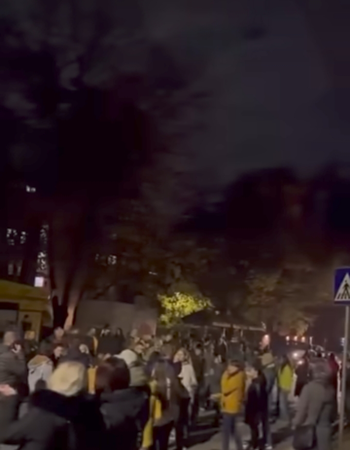 Protest u Valjevu- podrška Dijani Hrki