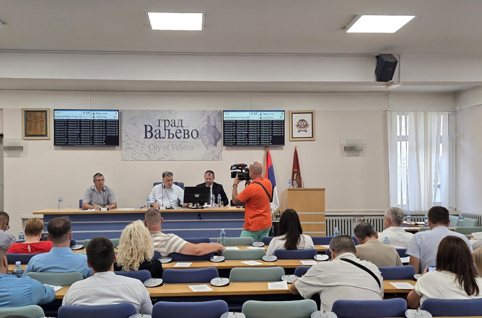 Sednica Skupštine Valjeva 13. novembra