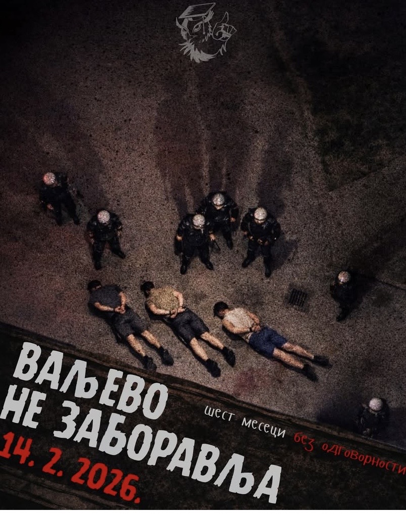 Danas veliki protest u Valjevu-šest meseci od policijske brutalnosti