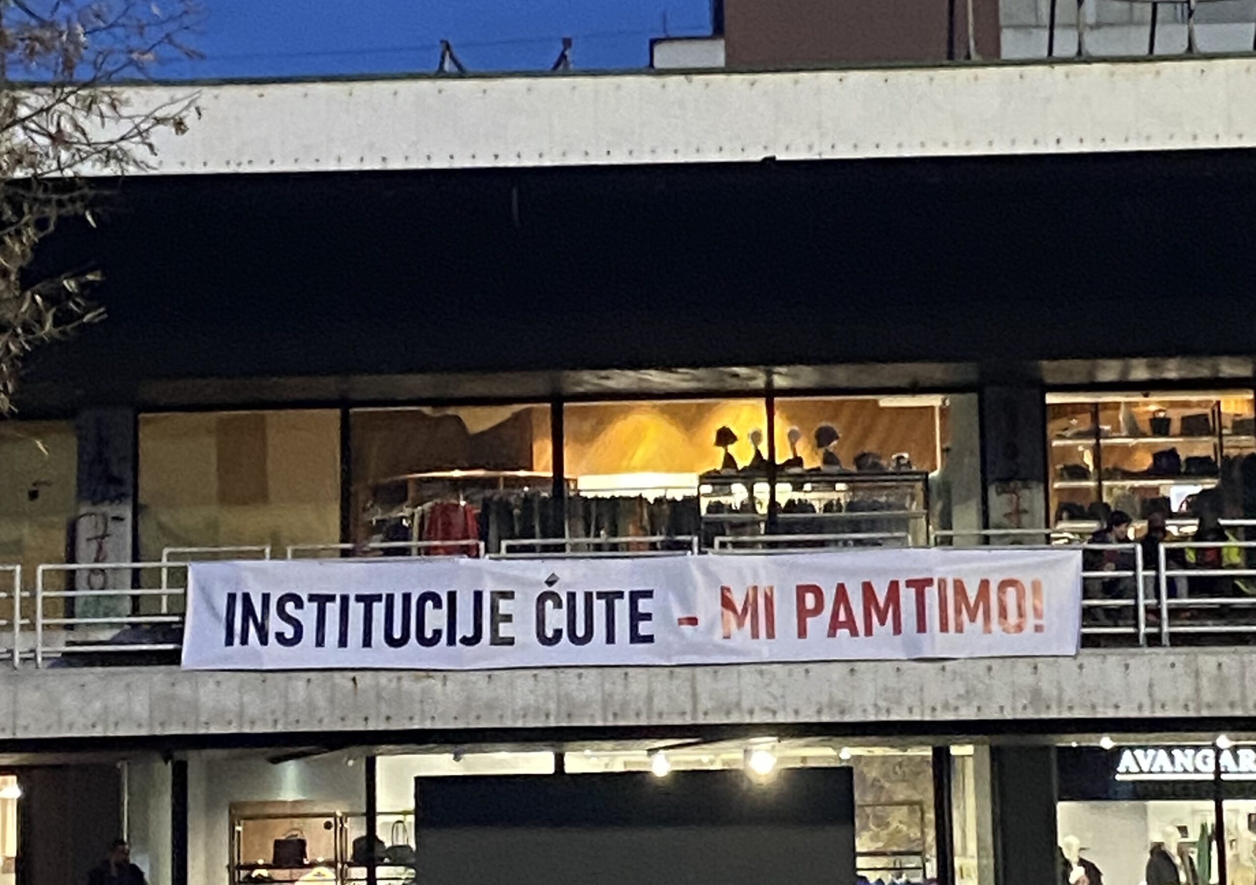 Protest -Valjevo pamti